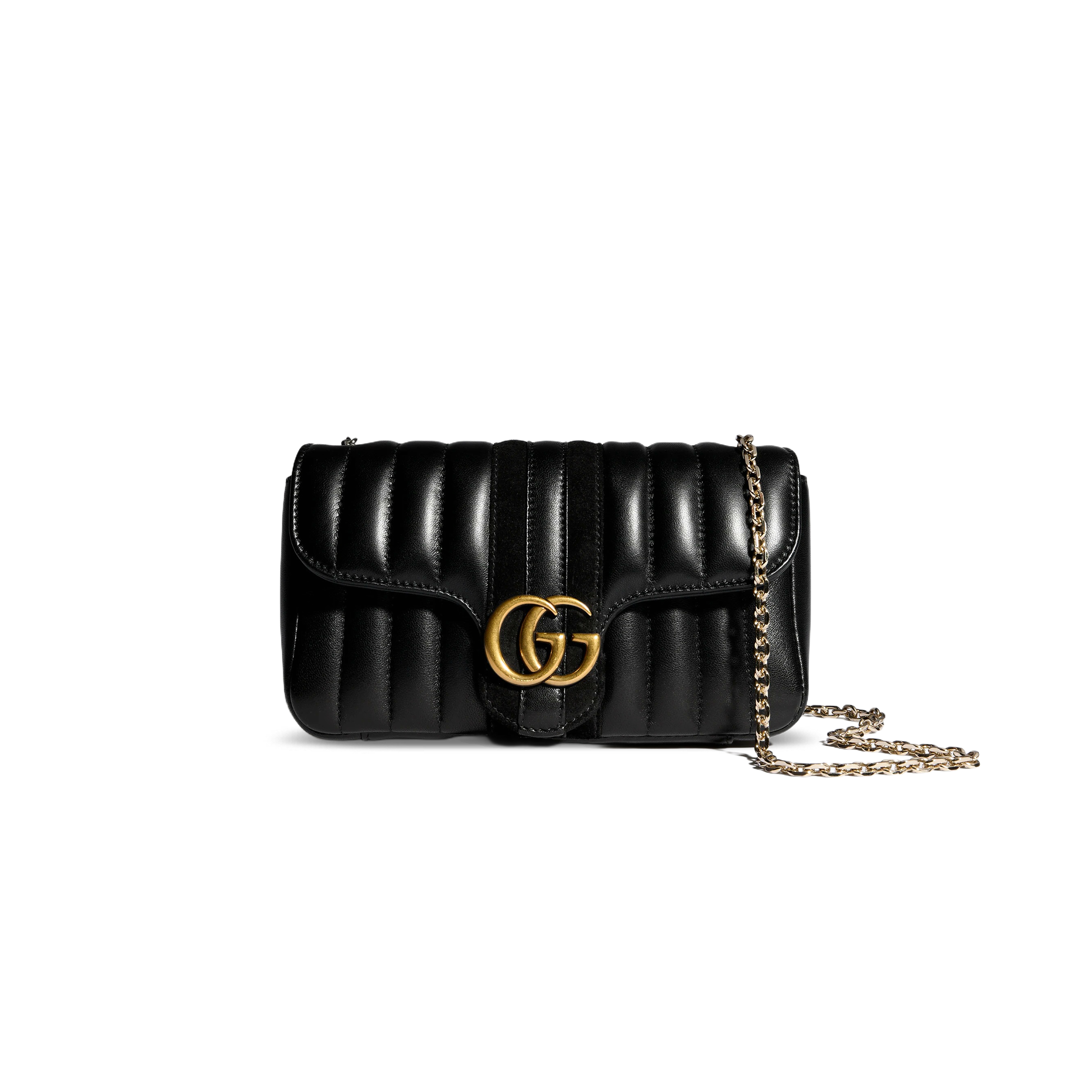 GUCCI JETSET GG MARMONT SMALL SHOULDER BAG A006X1 (20.5*11.5*6cm)